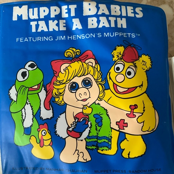 Vintage 1984 Jim Henson’s Muppet Babies vintage bath time book Retro 80s - Picture 2 of 10